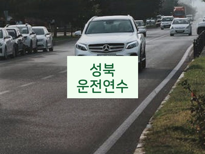 성북운전연수 후기