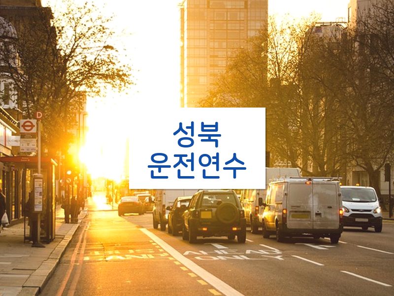 성북운전연수 후기