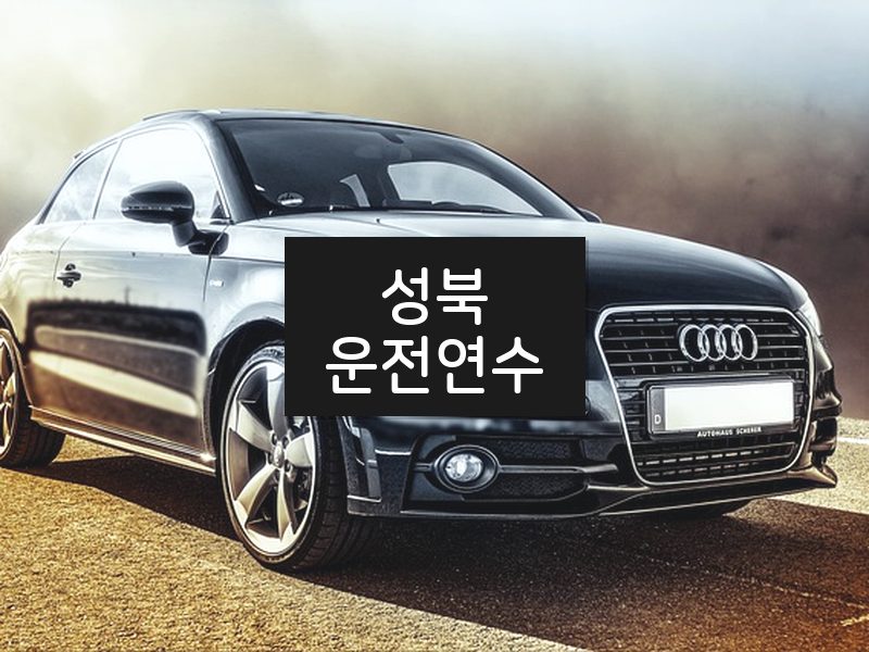 성북운전연수 후기