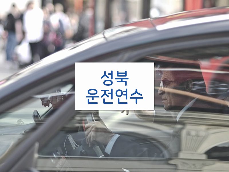 성북운전연수 후기
